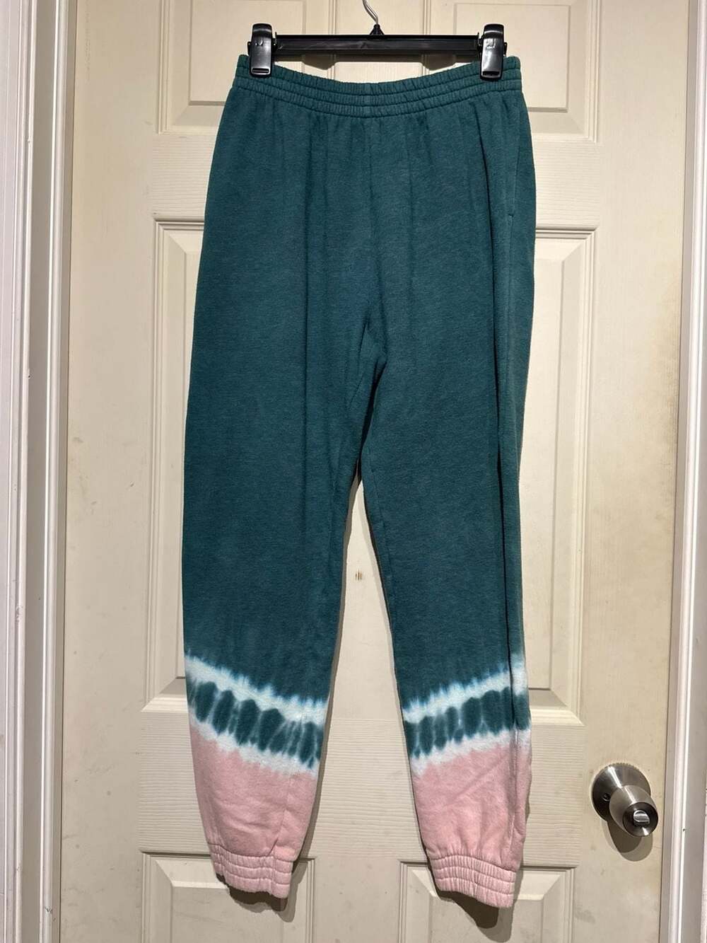 Pink Victoria's Secret Tie Dye Sweatpants Size S Green Pink Joggers